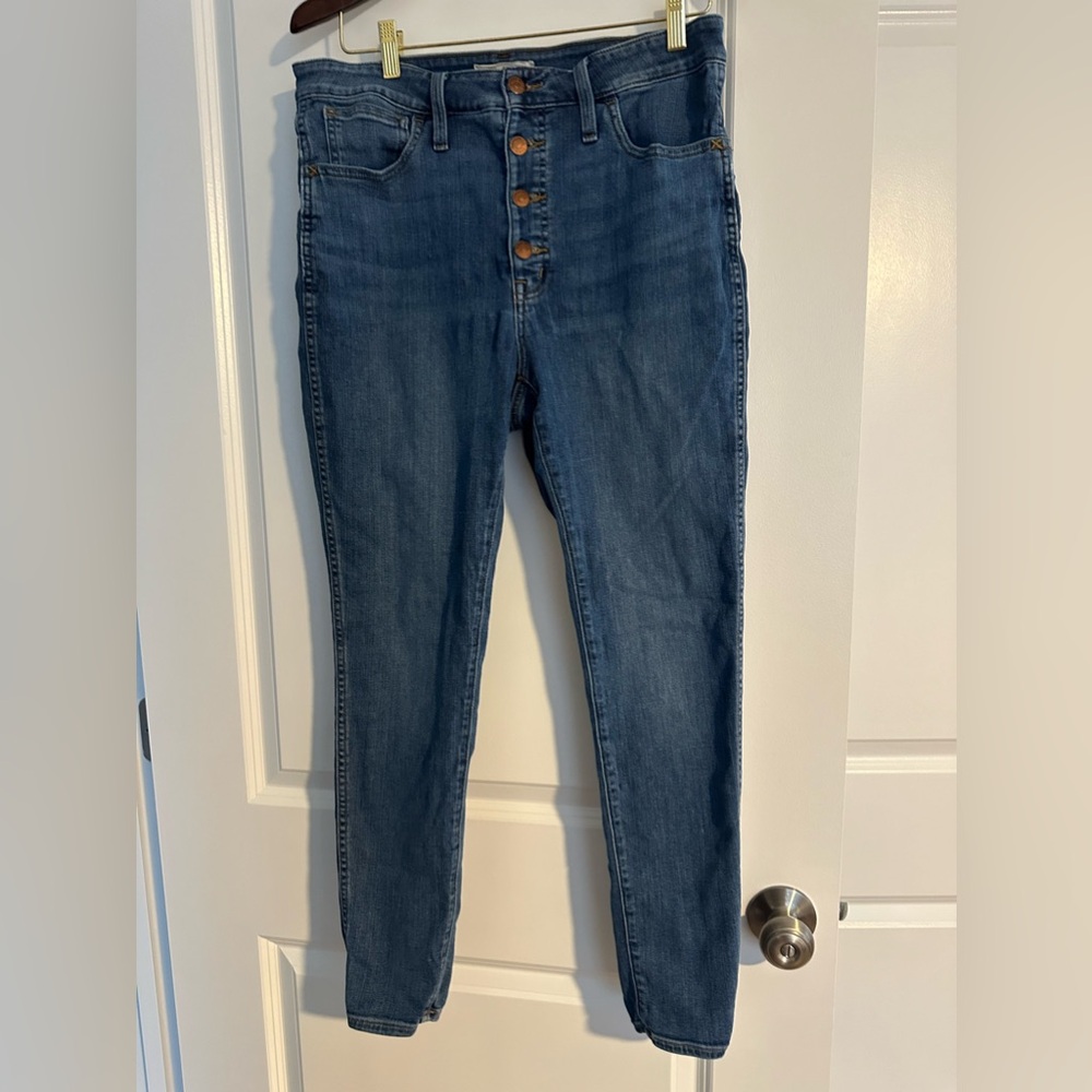 Madewell buttonfly jeans.  Soft